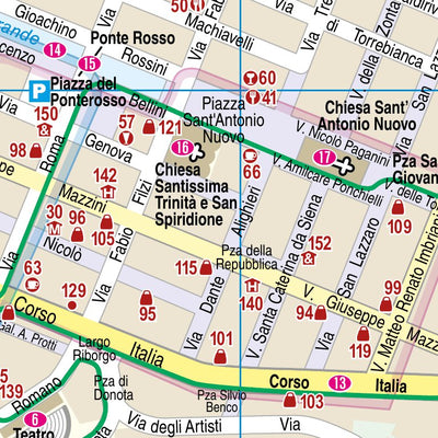 Reise Know-How Verlag Peter Rump GmbH Citymap Trieste 2022 digital map