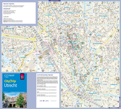 Reise Know-How Verlag Peter Rump GmbH Citymap Utrecht 2020 digital map
