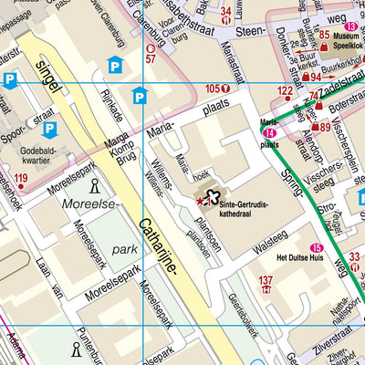 Reise Know-How Verlag Peter Rump GmbH Citymap Utrecht 2020 digital map