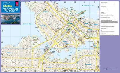 Reise Know-How Verlag Peter Rump GmbH Citymap Vancouver 2024 digital map