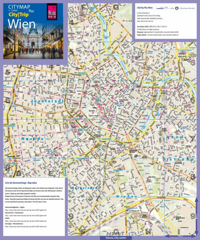 Reise Know-How Verlag Peter Rump GmbH Citymap Vienna PLUS 2020 digital map