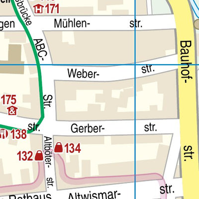 Reise Know-How Verlag Peter Rump GmbH Citymap Wismar 2023 digital map