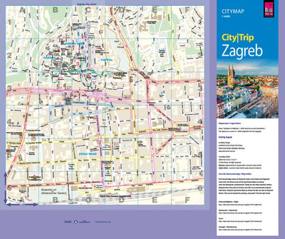 Reise Know-How Verlag Peter Rump GmbH Citymap Zagreb 2019 digital map