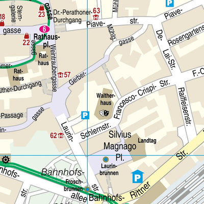 Reise Know-How Verlag Peter Rump GmbH Citymap2 Bolzano 2022 digital map