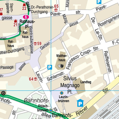 Reise Know-How Verlag Peter Rump GmbH Citymap2 Bolzano 2024 digital map