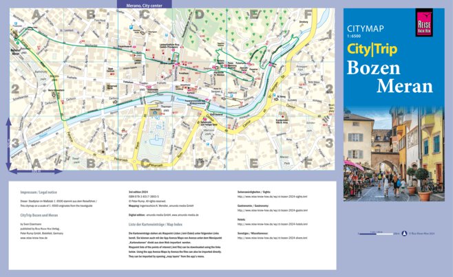 Citymap2 Merano 2024 Map by Reise Know-How Verlag Peter Rump GmbH ...