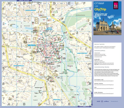 Reise Know-How Verlag Peter Rump GmbH Citymap2 Weimar 2022 digital map