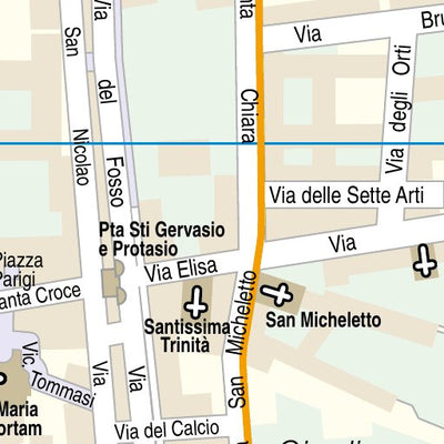 Reise Know-How Verlag Peter Rump GmbH Citymap3 Lucca 2022 digital map