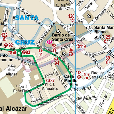 Reise Know-How Verlag Peter Rump GmbH Citymap3 Sevilla 2020 digital map