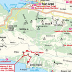 Reise Know-How Verlag Peter Rump GmbH Islandmap Brac and Hvar digital map