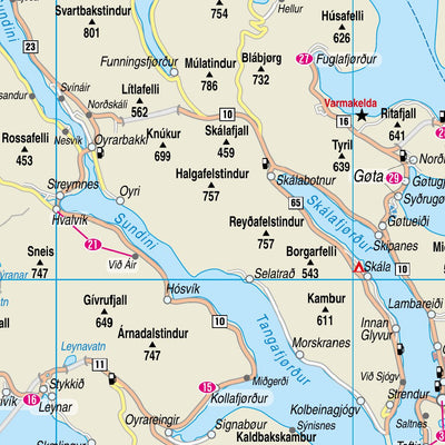 Reise Know-How Verlag Peter Rump GmbH Islandmap Faroe Islands 2019 digital map