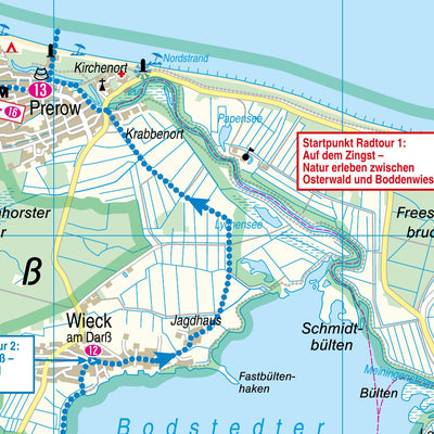 Reise Know-How Verlag Peter Rump GmbH Islandmap Fischland 2023 digital map