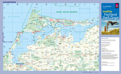 Islandmap Fischland Darss Zingst 2020 Map by Reise Know-How Verlag Peter Rump GmbH