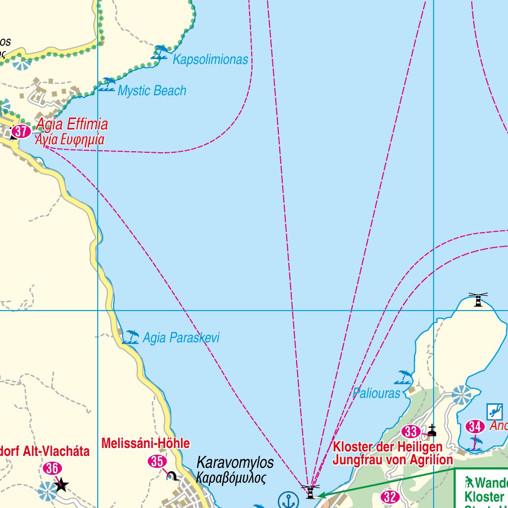 Islandmap Kefalonia 2024 Map by Reise Know-How Verlag Peter Rump GmbH ...
