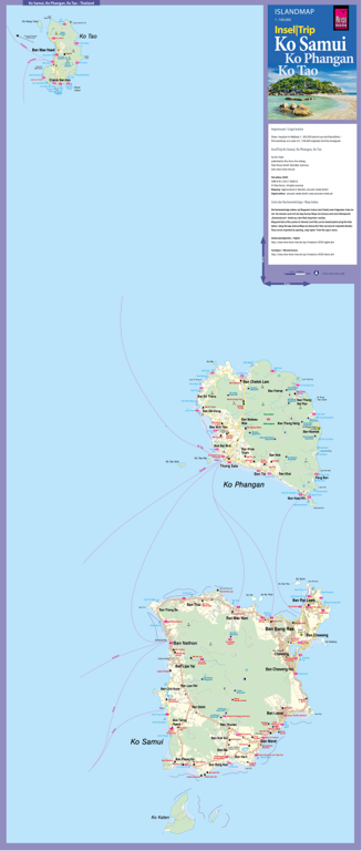 Islandmap Ko Samui, Ko Phangan, Ko Tao 2026 Preview 1
