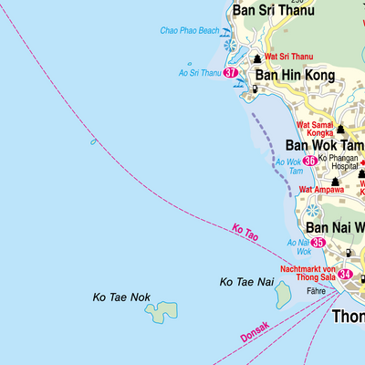 Islandmap Ko Samui, Ko Phangan, Ko Tao 2026 Preview 2