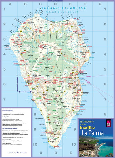 Reise Know-How Verlag Peter Rump GmbH Islandmap La Palma 2019 digital map