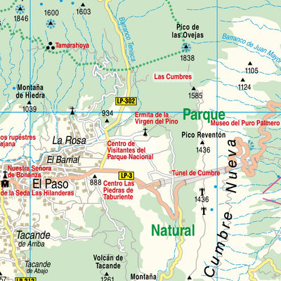 Reise Know-How Verlag Peter Rump GmbH Islandmap La Palma 2019 digital map