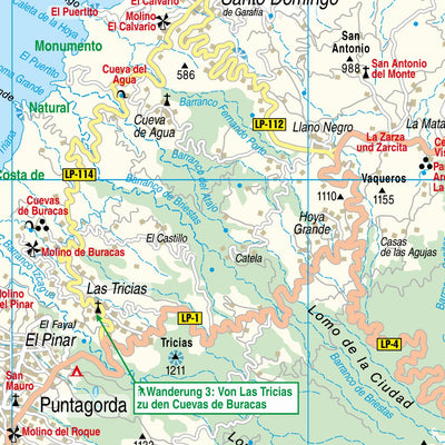 Reise Know-How Verlag Peter Rump GmbH Islandmap La Palma 2019 digital map
