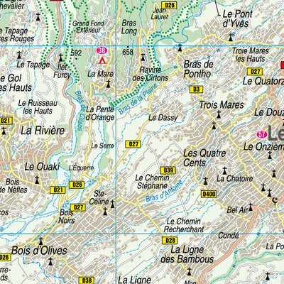 Reise Know-How Verlag Peter Rump GmbH Islandmap La Reunion 2023 digital map