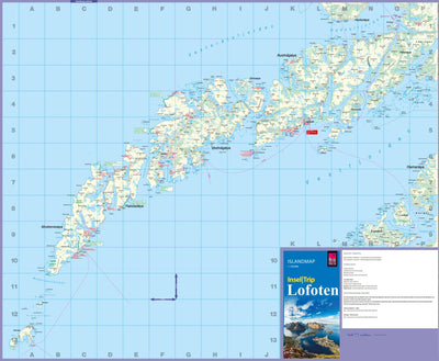Reise Know-How Verlag Peter Rump GmbH Islandmap Lofoten 2022 digital map