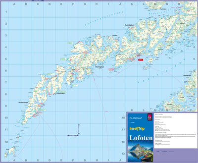 Reise Know-How Verlag Peter Rump GmbH Islandmap Lofoten 2024 digital map