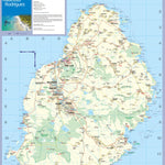 Reise Know-How Verlag Peter Rump GmbH Islandmap Mauritius 2023 digital map