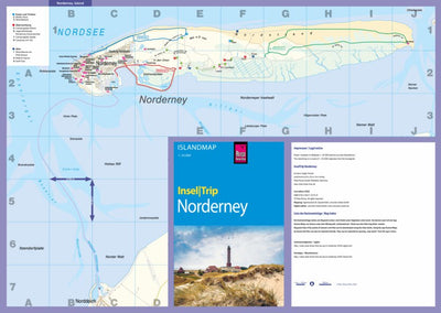 Reise Know-How Verlag Peter Rump GmbH Islandmap Norderney 2020 digital map