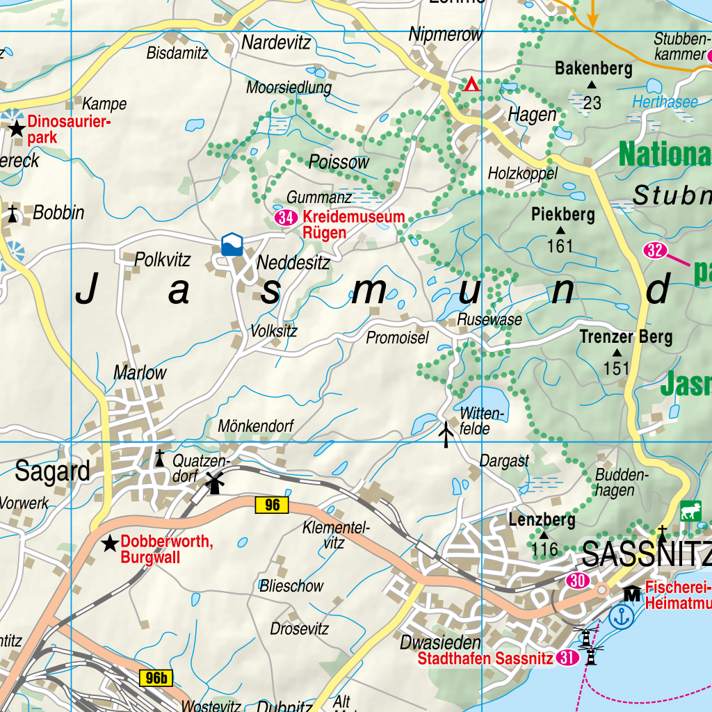 Islandmap Ruegen 2026 Map by Reise Know-How Verlag Peter Rump GmbH ...