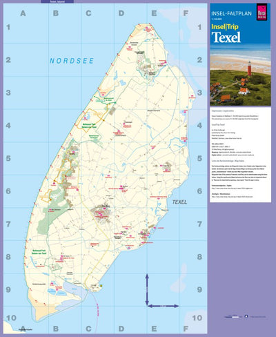 Reise Know-How Verlag Peter Rump GmbH Islandmap Texel 2024 digital map