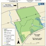 Rhode Island Land Trust Council Knight Farm Conservation Area Trail Map digital map