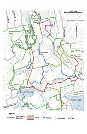 Ridgefield Conservation Commission Hemlock Hills WB digital map