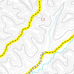 Horse Creek One-Day Hike Map Preview 2