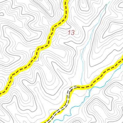 Horse Creek One-Day Hike Map Preview 2