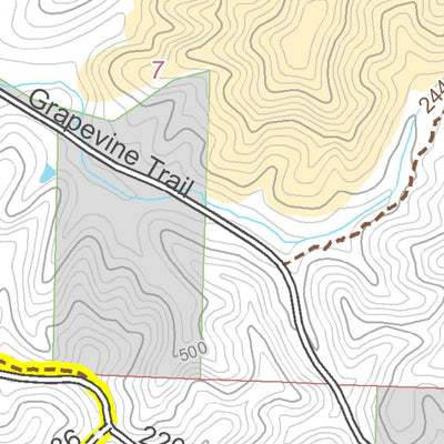 Horse Creek One-Day Hike Map Preview 3