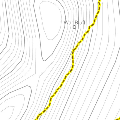 War Bluff One-Day Hike Map Preview 2