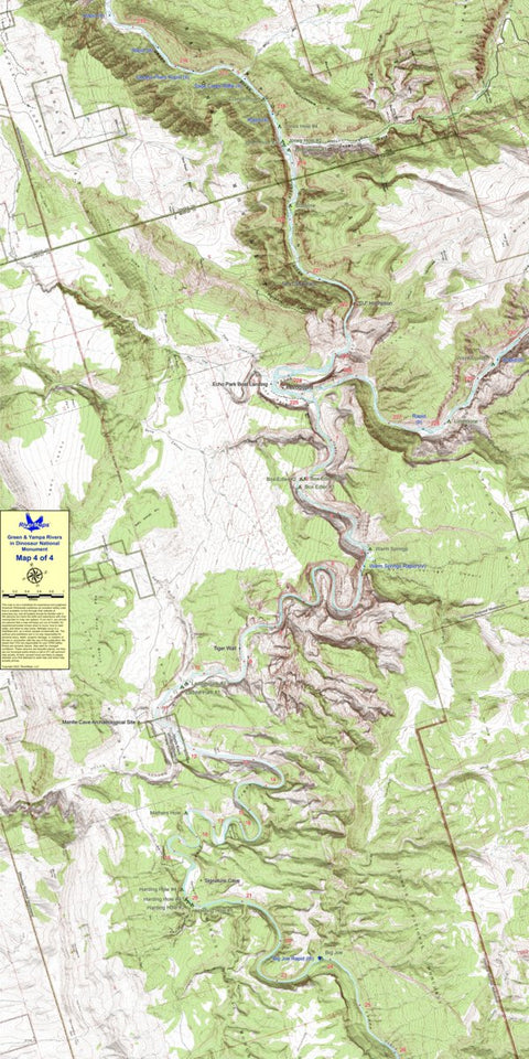 RiverMaps, LLC RiverMaps - Dinosaur National Monument (Map 4) digital map