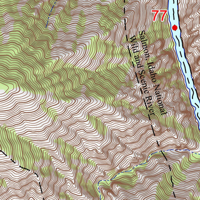 RiverMaps - Middle Fork & Main Salmon (Map 10) Preview 3