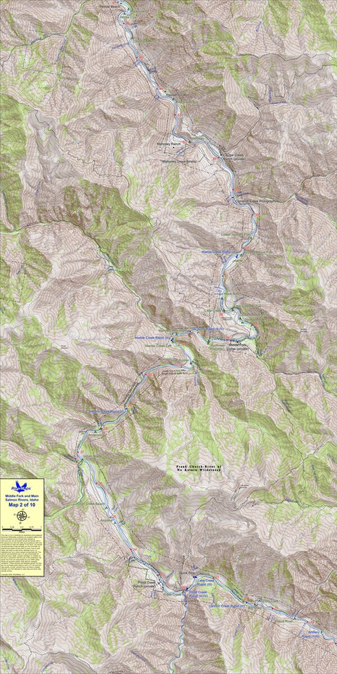 RiverMaps - Middle Fork & Main Salmon (Map 2) Preview 1