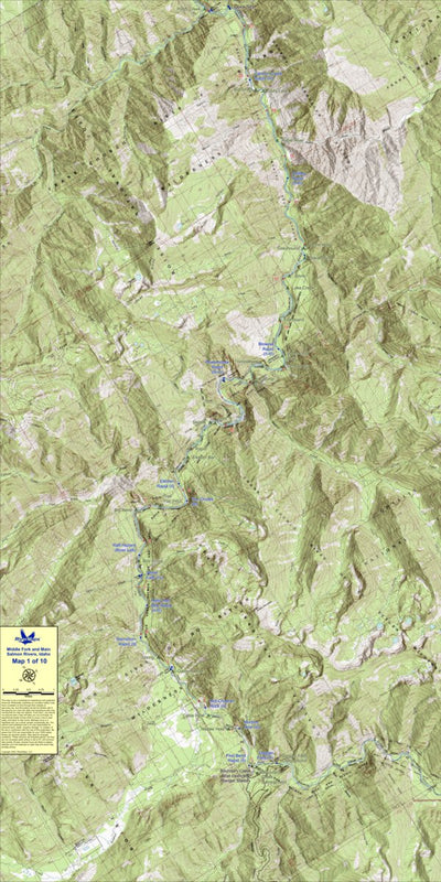 RiverMaps, LLC RiverMaps - Middle Fork & Main Salmon Rivers, Idaho (10 maps) bundle