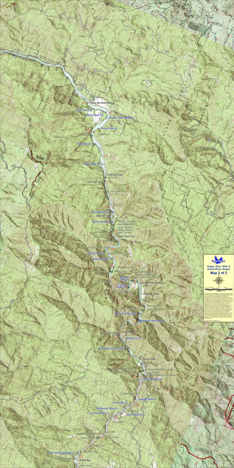 RiverMaps, LLC RiverMaps - Rogue River (Map 2) digital map