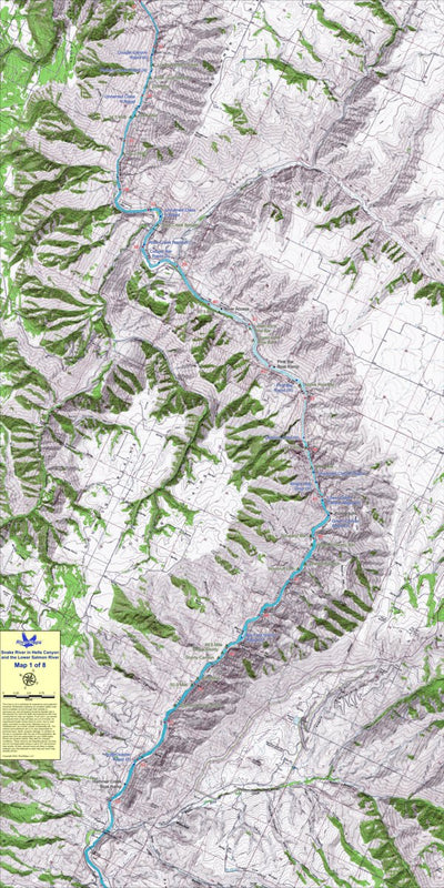 RiverMaps, LLC RiverMaps - Snake River in Hells Canyon and the Lower Salmon River (8 maps) bundle