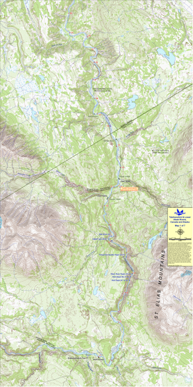RiverMaps - Tatshenshini-Alsek (Map 1) Preview 1
