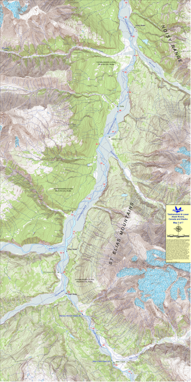 RiverMaps - Tatshenshini-Alsek (Map 3) Preview 1