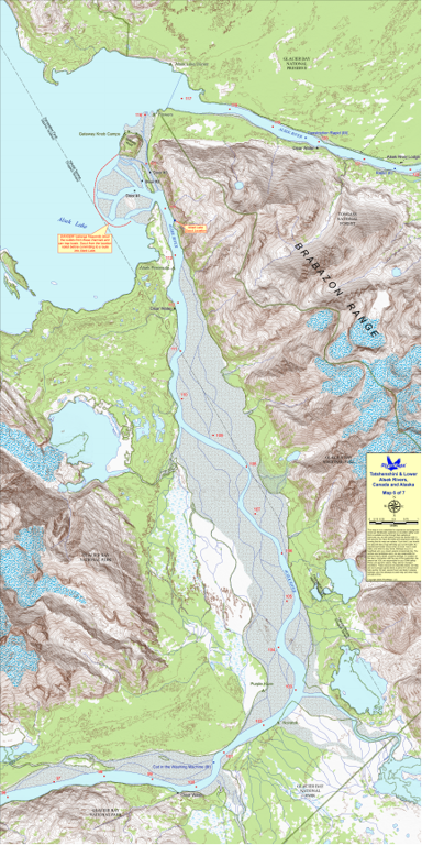 RiverMaps - Tatshenshini-Alsek (Map 6) Preview 1