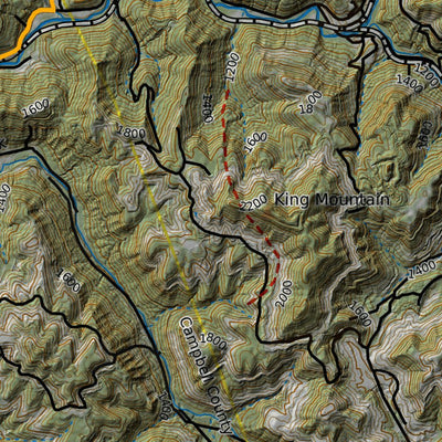 Rock Bottom Horse Camp, LLC Tackett Creek Trail map digital map