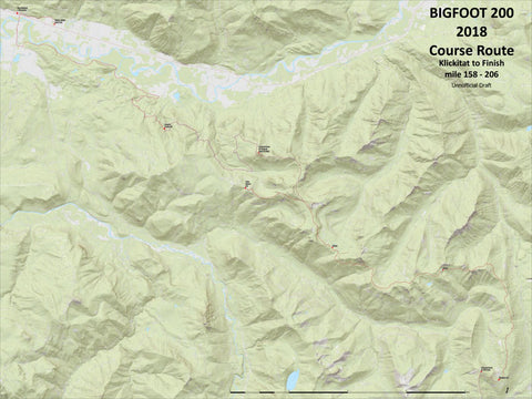 RockGardener Maps 4 Klickitat to the Finish Bigfoot 200 digital map