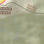 ROUTE maps ROUTE maps Winter Trail Petrostrouga - Muses Plateau (Mt. Olympus) digital map