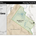 Royal River Conservation Trust RRCT Flowing North Preserve Map digital map
