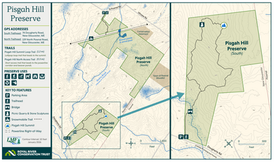 RRCT Pisgah Hill Preserve - South Trailhead Map 2026 Preview 1
